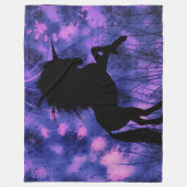 Einhorn Fleecedecke (Vorderseite)