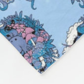 Einhorn Fleecedecke (Ecke)