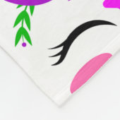 Einhorn Fleecedecke (Ecke)