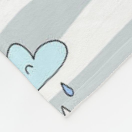 Einhorn Fleecedecke (Ecke)