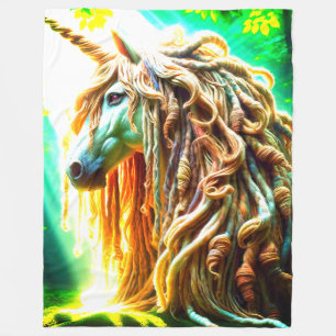 Einhorn Fleecedecke