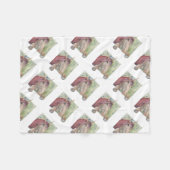 Einhorn Fleecedecke (Vorderseite (Horizontal))