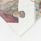 Einhorn Fleecedecke (Ecke)