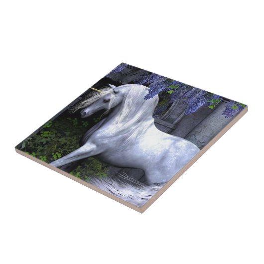 Einhorn Fliese (Seite)