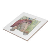 Einhorn Fliese (Seite)