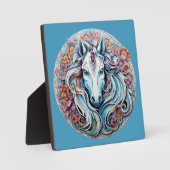 Einhorn Fotoplatte (Vorderseite)