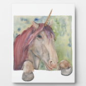 Einhorn Fotoplatte (Vorderseite)