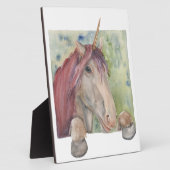 Einhorn Fotoplatte (Seite)