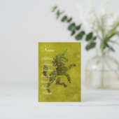 Einhorn-Fresko Visitenkarte (Stehend Vorderseite)