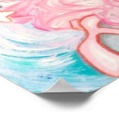 Einhorn Freude Poster (Ecke)