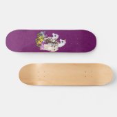 Einhorn-Freund-Pixel-Kunst Skateboard (Horizontal)