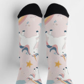 Einhorn-Freunde Socken (Oben)