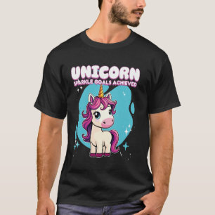 Einhorn-Funkelziele erreicht Einhorn T-Shirt