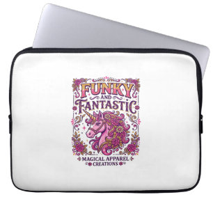 Einhorn Funky und Fantastisch Stylisches Zazzle De Laptopschutzhülle