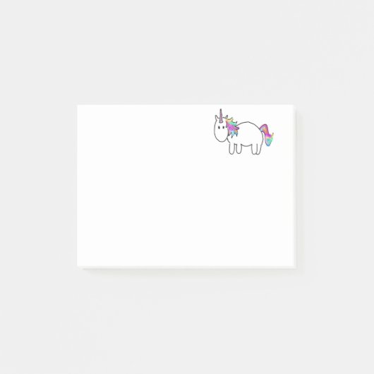 Einhorn - für magische Notizen (Vorderseite)