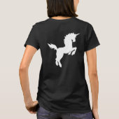 Einhorn für Sammelfarben T-Shirt (Rückseite)