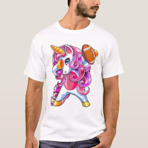 Einhorn Fußball-Shirt Dabbing Einhorn Fußball Gesc T-Shirt