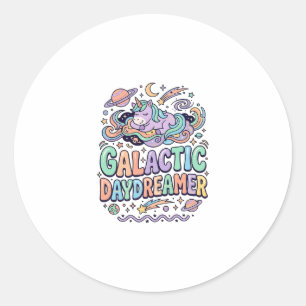 Einhorn Galactic Tagträumer Kawaii Aufkleber und T