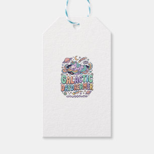 Einhorn Galactic Tagträumer Kawaii Aufkleber und T Geschenkanhänger