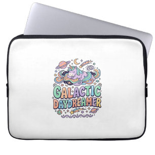Einhorn Galactic Tagträumer Kawaii Aufkleber und T Laptopschutzhülle