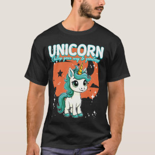 Einhorn galoppieren Sie Ihren Weg zur Größe Einhor T-Shirt