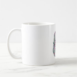 Einhorn-Garten-Hexe Einhorn Bunte Kleidung Grap Kaffeetasse