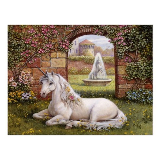 EinhornGarten Postkarte Zazzle.de