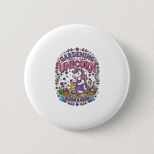 Einhorn-Gartenbau-Einhorn-Werbegeschenk Süßes Gesc Button