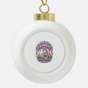 Einhorn-Gartenbau-Einhorn-Werbegeschenk Süßes Gesc Keramik Kugel-Ornament