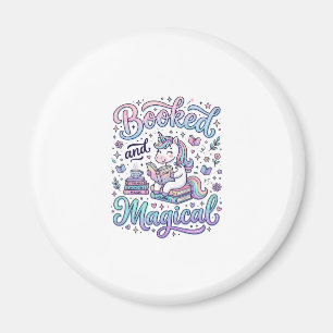 Einhorn gebucht und magische Geschenkidee-Typograf Magnet
