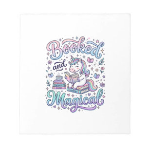 Einhorn Gebucht und Magische Geschenkidee Typograf Notizblock