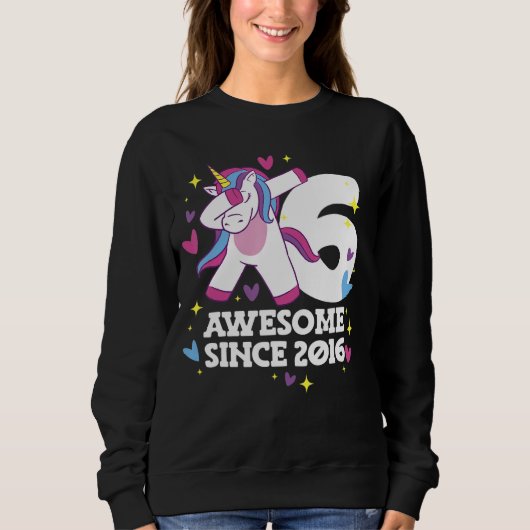 Einhorn Geburtstag 1 Sweatshirt (Vorderseite)
