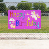 Einhorn-Geburtstag Banner (Insitu)