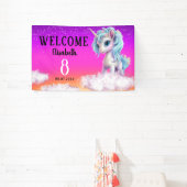 Einhorn Geburtstag bunt Banner (InSitu)