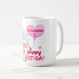 Einhorn-Geburtstagsfeier mit persönlicher Note Kaffeetasse
