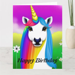 Einhorn Geburtstagskarte Karte