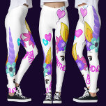 Einhorn, Geburtstagsmädchen, Geburtstagsparty Leggings<br><div class="desc">Einhorn,  Geburtstagsmädchen,  Geburtstagsfeier.</div>