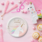 Einhorn-Geburtstagsparty-Papierplatte Pappteller (Party)