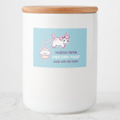 Einhorn Gekackt Lebensmitteletikett (Vorderseite)