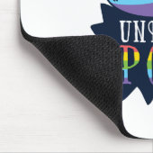 Einhorn Gekackt Mousepad (Ecke)