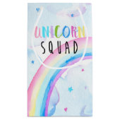 Einhorn-Geschenk-Taschen Kleine Geschenktüte (Rückseite)