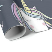 Einhorn Geschenkpapier (Rolleneckpunkt)