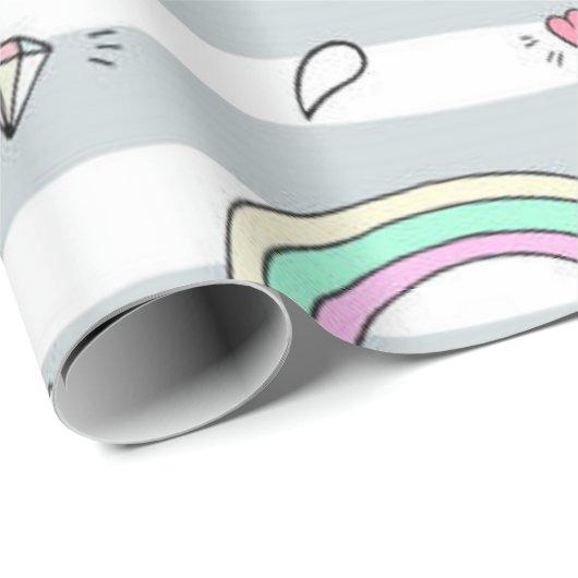 Einhorn Geschenkpapier (Rolleneckpunkt)