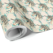 Einhorn Geschenkpapier (Rolleneckpunkt)