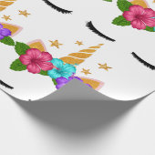 Einhorn Geschenkpapier (Ecke)