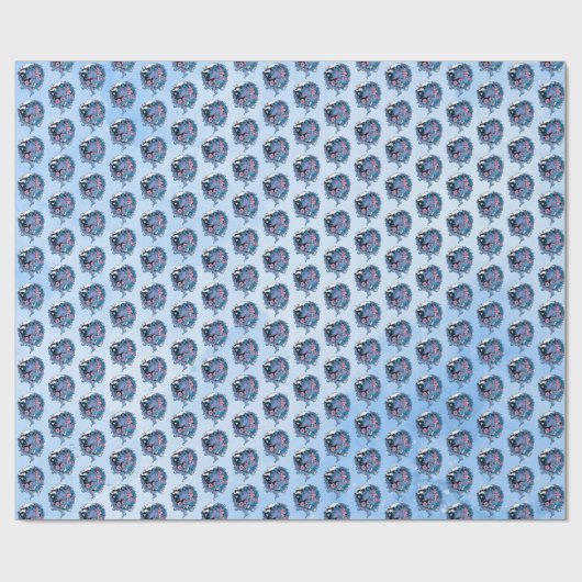 Einhorn Geschenkpapier (Flach)