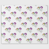 Einhorn Geschenkpapier (Flach)