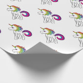 Einhorn Geschenkpapier (Ecke)