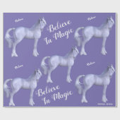 Einhorn Geschenkpapier (Flach)