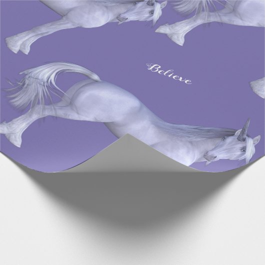 Einhorn Geschenkpapier (Ecke)